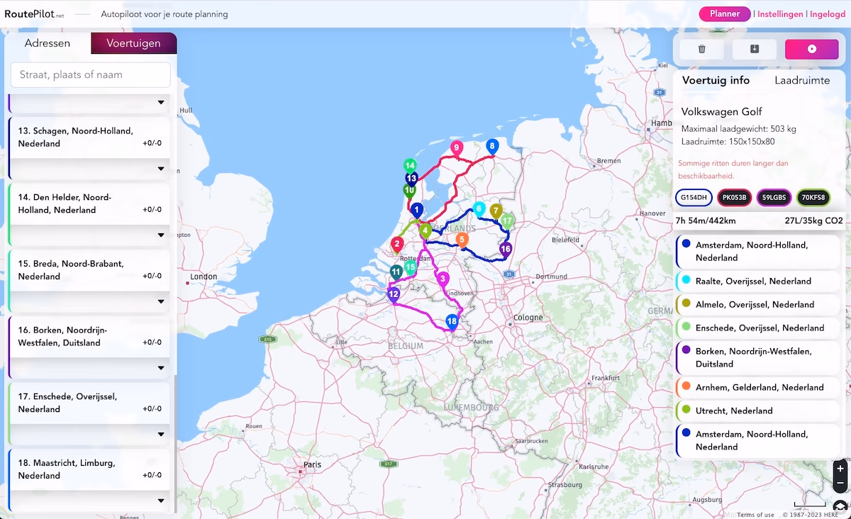 Routepilot - Routeoptimalisatie Software